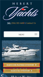 Mobile Screenshot of hebertyachts.com